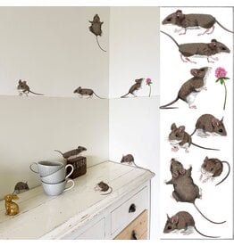 Myrte Wall sticker Wood mouse