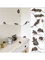 Wall sticker Wood mouse