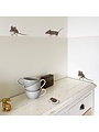 Wall sticker Wood mouse