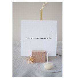 Roosmarijn Knijnenburg Just Let It Be For A Moment - Sender's Card