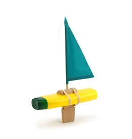 Ikonic Toys Bottle boat Aqua Green Sail