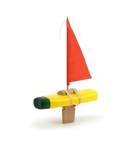 Ikonic Toys Bottle boat Orange Sail