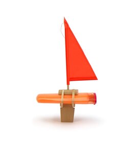 Ikonic Toys Flaschenboot Neon Orange Segel