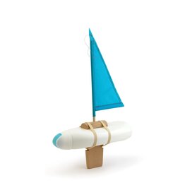 Ikonic Toys Blue Sail bottle boat