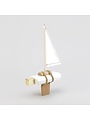 White Sail Bottle Boat