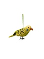 Felt Bird: Budgerigar Green