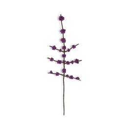 Sjaal met Verhaal Felt Branch Berry Calicarpa Purple