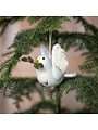 Felt Bird: Dove of Peace with Olive Branch