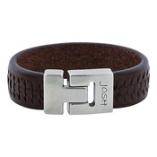 JOSH JOSH Armband Heren Brown 24536-BRA (Maat: 21 cm)