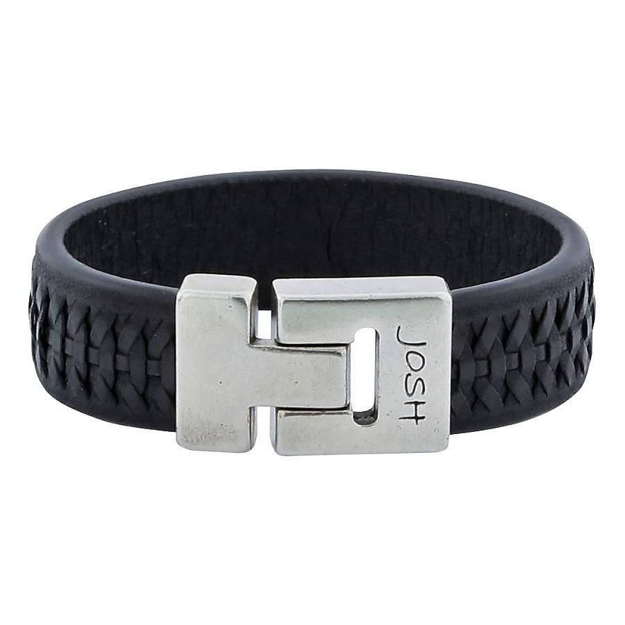 indruk Maak een naam Bewolkt JOSH Armband Heren Black 24536-BRA (Maat: 21 cm) - Lovable Things |  Exclusieve Sieraden