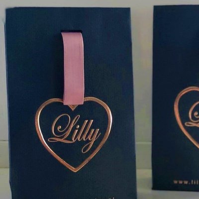 LILLY LILLY Oorbellen | Drop Crystal | Verguld | Champagne