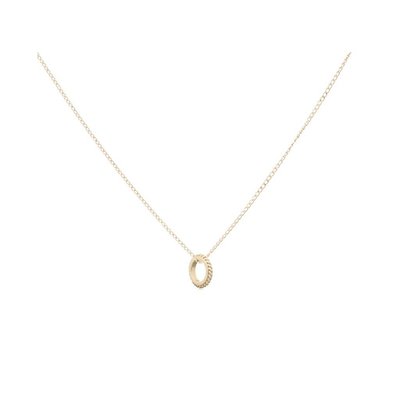 MIAB Jewels MIAB Ketting | Goud | Rocky Ring | Gold Filled