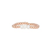 MIAB Jewels MIAB Ring | Rosé Goud | Parel | 14K Gold Filled
