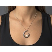 GATZ GATZ Hanger| SPIRAL | ZILVER  | PAREL | 7512