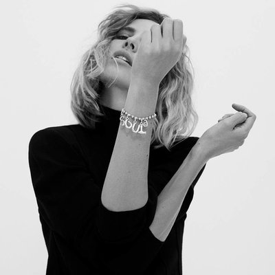 UNOde50 UNOde50 Bedeltje | Letter K | SMALL | CHA0037MTL0000U