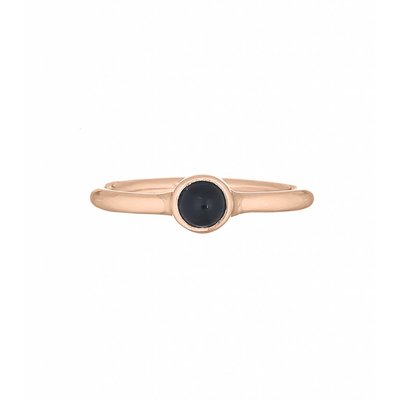 MIAB Jewels MIAB Ring | Rose | Black Stone
