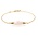 LILLY LILLY Armband | Precious Oval | Verguld | Rose Quartz