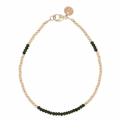 MIAB Jewels MIAB Armband | Goud | Green | 14k Gold Filled