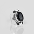 YMALA YMALA Ring | 925 Zilver | ONYX edelsteen