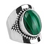 YMALA YMALA Ring | 925 Zilver | Malachiet edelsteen | YM-0003