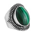 YMALA YMALA Ring | 925 Zilver | Malachiet edelsteen | YM-0007