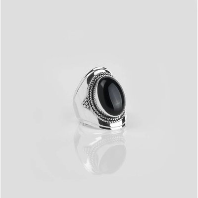 YMALA YMALA Ring | 925 Zilver | ONYX edelsteen | YM-0009