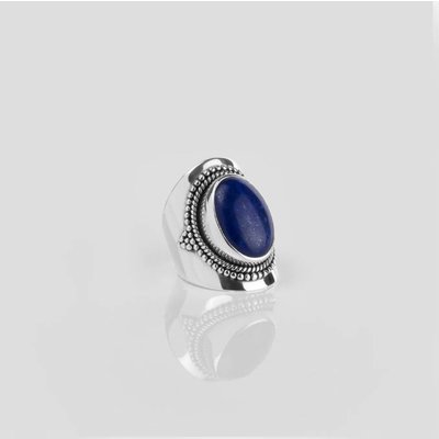YMALA YMALA Ring | 925 Zilver | Lapis Lazuli edelsteen | YM-0011