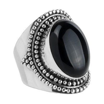 YMALA YMALA Ring | 925 Zilver | ONYX edelsteen | YM-0014