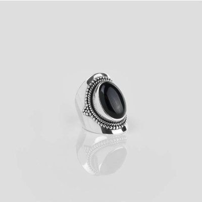 YMALA YMALA Ring | 925 Zilver | ONYX edelsteen | YM-0019
