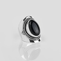 YMALA YMALA Ring | 925 Zilver | ONYX edelsteen