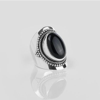 YMALA YMALA Ring | 925 Zilver | ONYX edelsteen | YM-0019