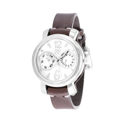 UNOde50 UNOde50 Horloge |  LET'S CATCH UP | BRUIN WIT | REL0104BLNMAR0U