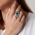 UNOde50 UNOde50 Ring | TEOTL | Zilver | Kristal | Green |  ANI0588VRDMTL