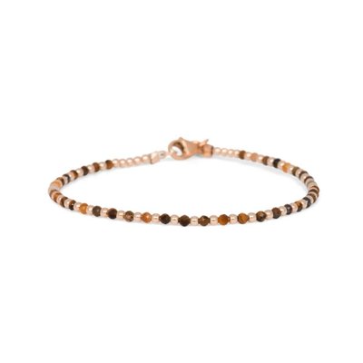 MIAB Jewels MIAB Armband | Goldfilled | Tiger Eye | One by One