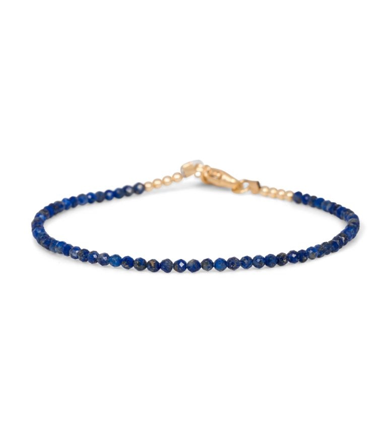 Collega laten vallen onenigheid MIAB Armband | Goud | Lapis Lazuli All | The Perfect Gift - Lovable Things  | Exclusieve Sieraden