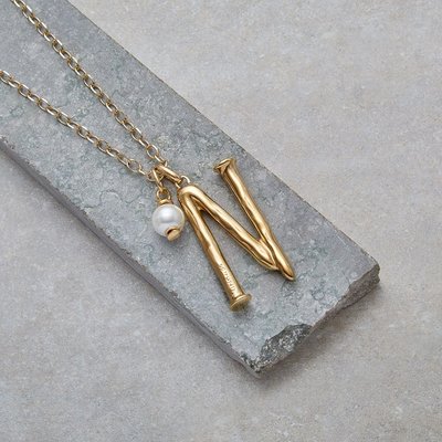 UNOde50 UNOde50 Bedeltje | Letter H | BIG | VERGULD | CHA0008ORO0000U