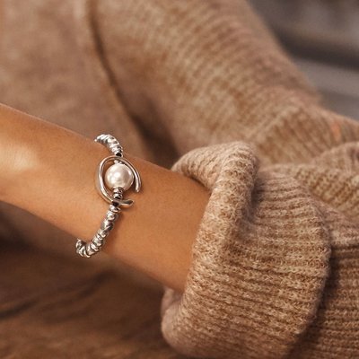 UNOde50 UNOde50 Armband | ANOTHER ROUND | Parel |  PUL1358BPLMTL