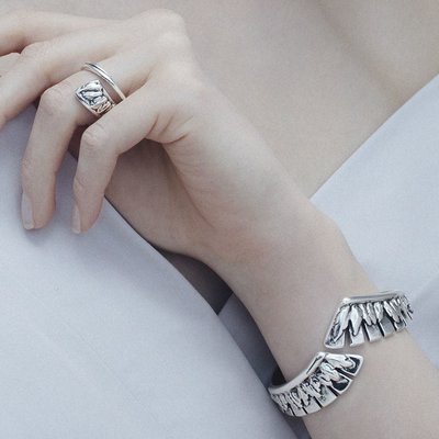 UNOde50 UNOde50 Ring | A TICKLE WITH A FEATHER | Zilver | JAPAN | SS20 | ANI0622MTL0