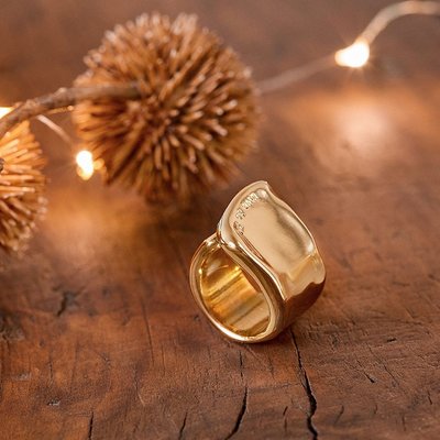 UNOde50 UNOde50 Ring | THE CREVICE | VERGULD | ANI0248ORO000