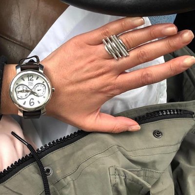 UNOde50 UNOde50 Horloge |  LET'S CATCH UP | BRUIN WIT | REL0104BLNMAR0U