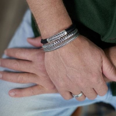 SILK Jewellery SILK Armband | 349 ARMBAND BOLD | Zilver