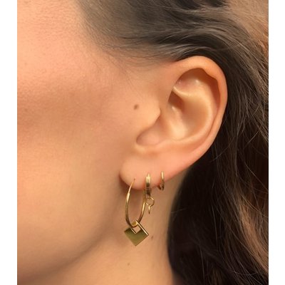 MIAB Jewels MIAB Oorbellen | Zilver | Twister Swing | 925 Sterling Zilver