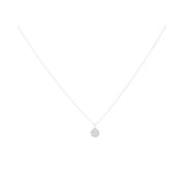 MIAB Jewels MIAB Ketting | Zilver | Scratched Tiny Round | Sterling Zilver