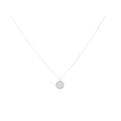 MIAB Jewels MIAB Ketting | Zilver | Scratched Round | Sterling Zilver