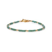 MIAB Jewels MIAB Armband | Goud | Mini Turquoise | 14k Gold Filled