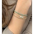 MIAB Jewels MIAB Armband | Goud | Mini Turquoise | 14k Gold Filled