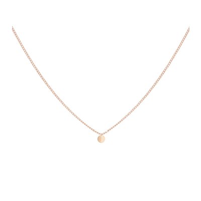 MIAB Jewels MIAB Ketting | Rose | Scratched Tiny Round
