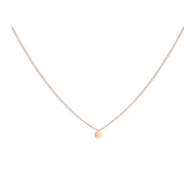 MIAB Jewels MIAB Ketting | Rose | Scratched Tiny Round