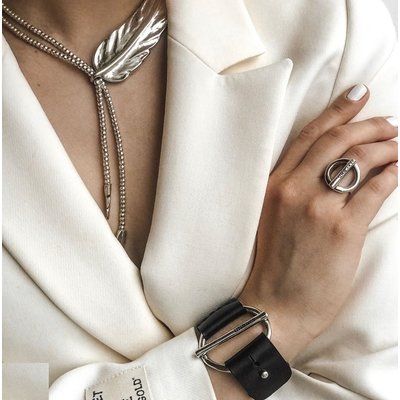 UNOde50 UNOde50  Ketting | FEATHER | VEER | COL1306MTL0000U