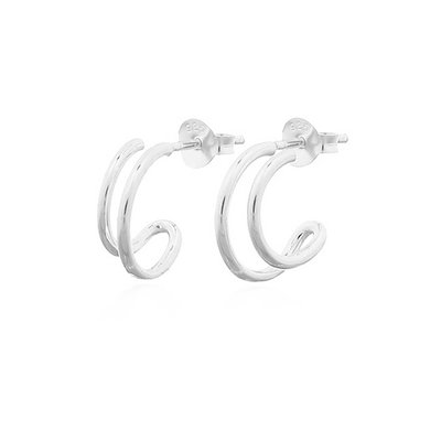 MIAB Jewels MIAB Oorbellen | Zilver | Twinny | 925 Sterling Zilver